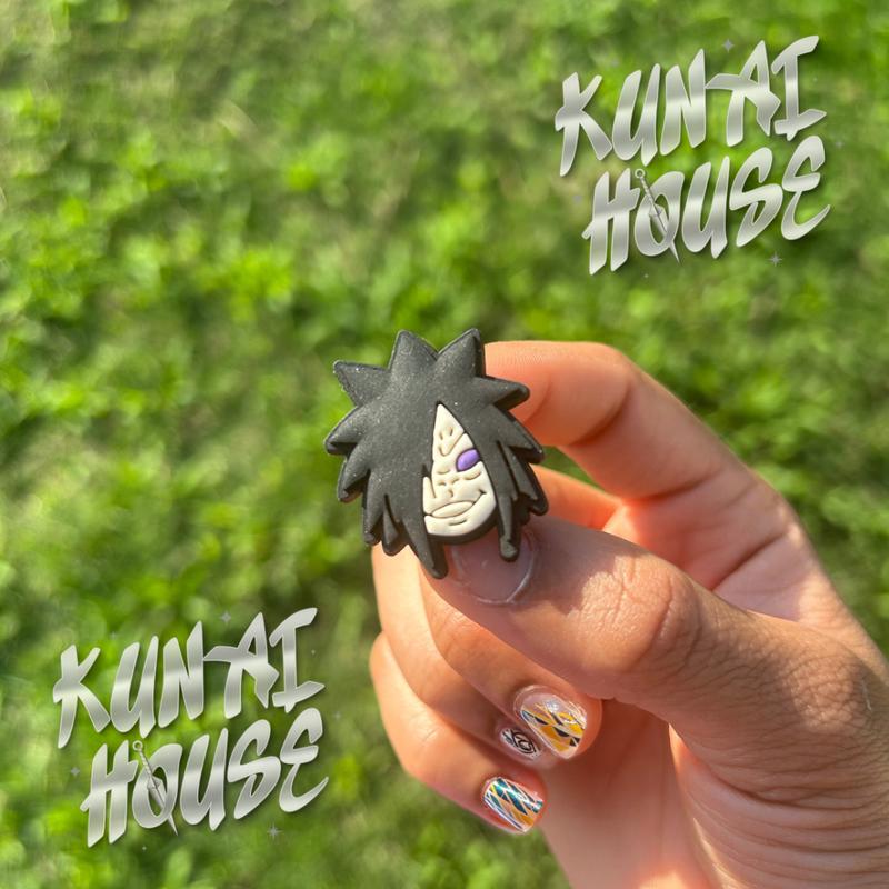 Anime Inspired Croc Charms| Cool Charms for Clogs| Crocs Accessories | Shoe Decor | Character Shoe Clips| Shoe Charm | Ninja Anime Footwear Comfort