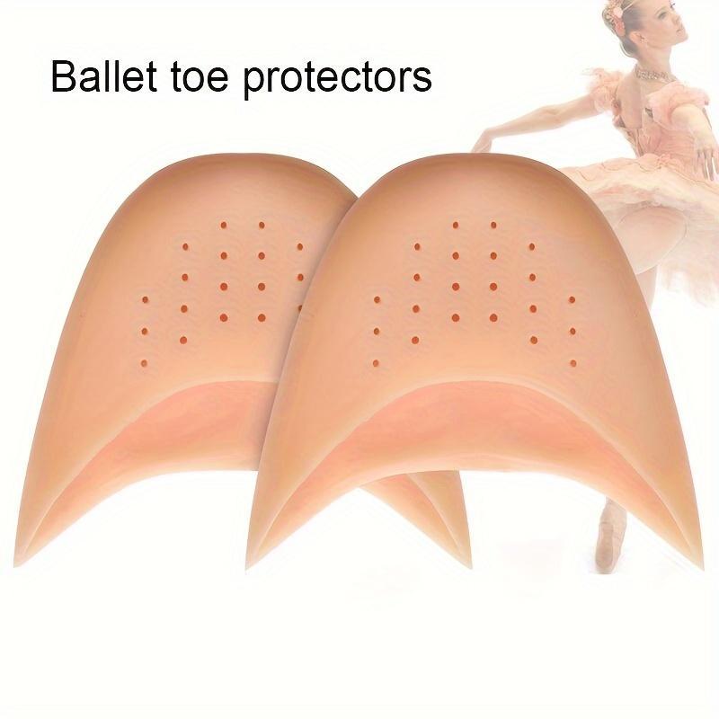 Silicone Toe Cover, 1 Pair Silicone Ballet Toe Protection Covers, High Heel Half Size Foot Pad, Dance Forefoot Pad