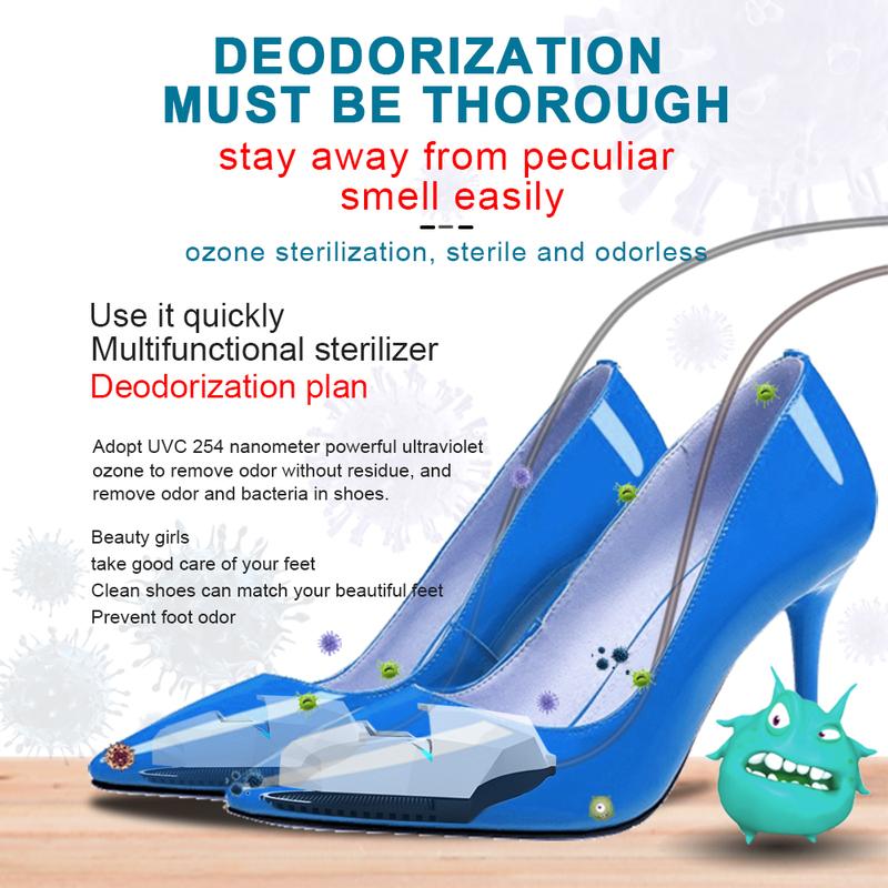 Shoe Deodorizer,Shoe Sanitizer,Shoes Deodorant,Shoe Dryer,Foot Dryer,Foot&Boot Dryer,Shoe Odor Eliminator Remover,Shoe Freshener,Smart Timer,Replace Shoe Powder and Spray,1 Pair,  heater portable