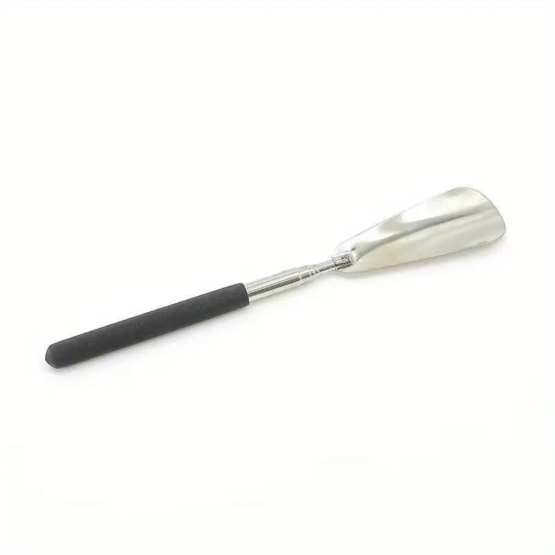 Flexible Stainless Steel Adjustable Shoe Horn, Multipurpose Non-slip Handle Shoe Pick, Shoe Horn for Elderly & People with Reduced Mobility