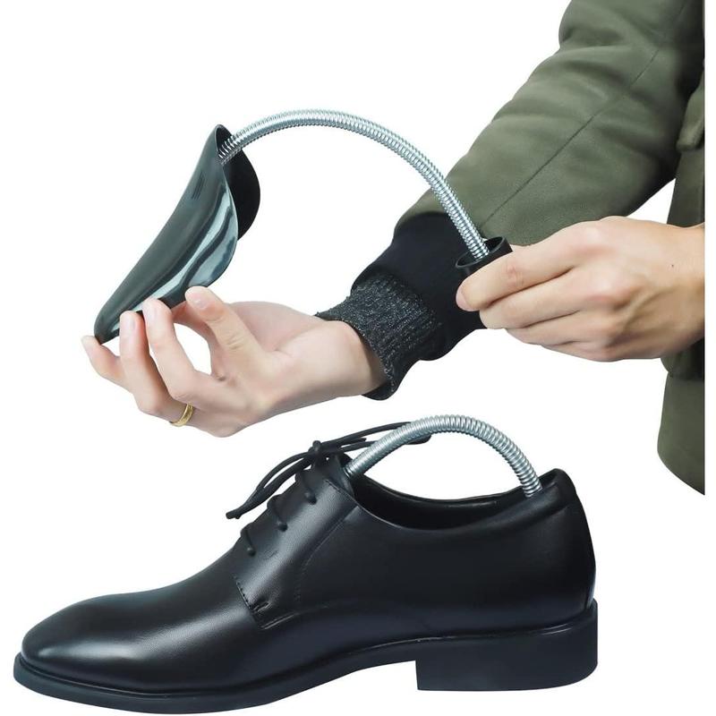 16 Pairs Plastic Shoe Trees for Men (Black)