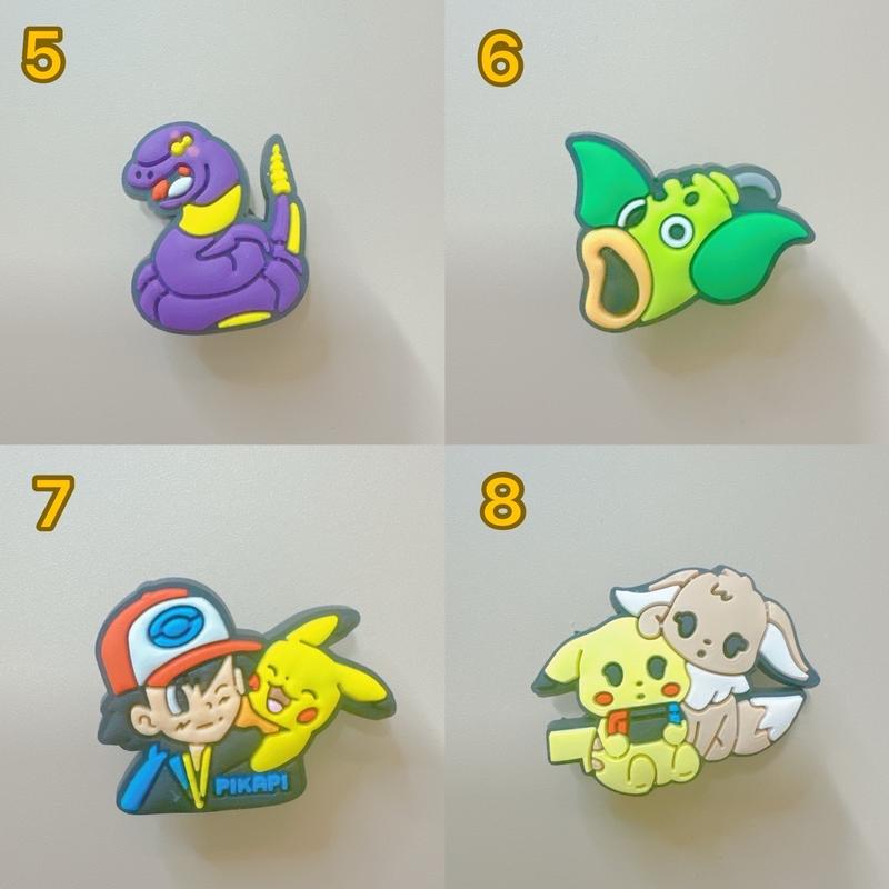 Pokemon Shoe Charm for Crocs -Cute & Fun Accessories for Crocs, Fits All Crocs Styles