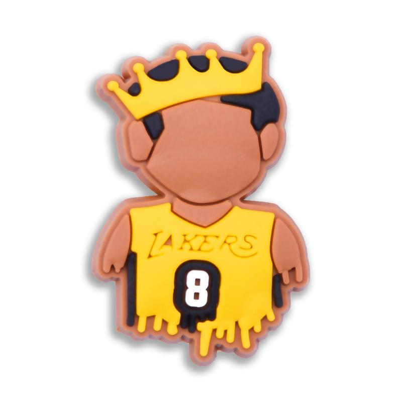 Kobe Baseball Croc Charm 17PCS PVC Clog Pins Accessories Party Favors Birthday Gifts Holidays Decoration for Boys Women Girls