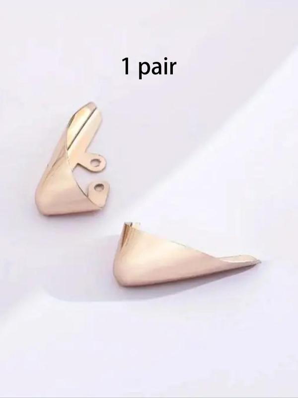 Minimalist Pointed Toe Shoes Tips, Elegant Anti-scratch Pointed Toe Shoes Protector, Fashionable DIY Shoes Decoration Accessories for Women & Girls