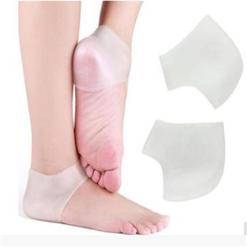 Ankle Socks for Dry & Cracked Skin, 1 Pair Moisturizing Heel Protector, Foot Care Tool