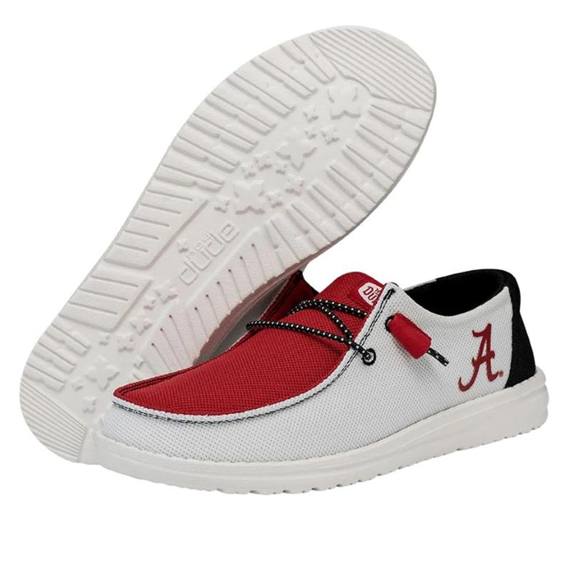 HEYDUDE Wendy Tri Alabama Crimson Tide - Womens Comfortable Slip on Shoes