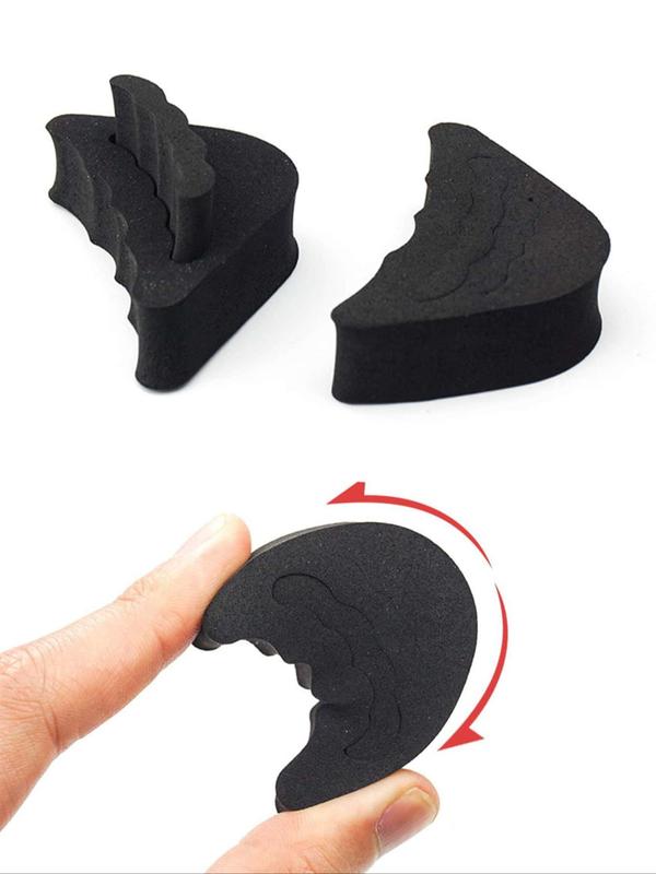 1 Pair Toe Filler Inserts, Adjustable Anti-slip Sponge Forefoot Pad for High Heels, High Heel Cushion Inserts Adjustable Toe Plug Reusable Shoe Filler for too Big Shoes Women