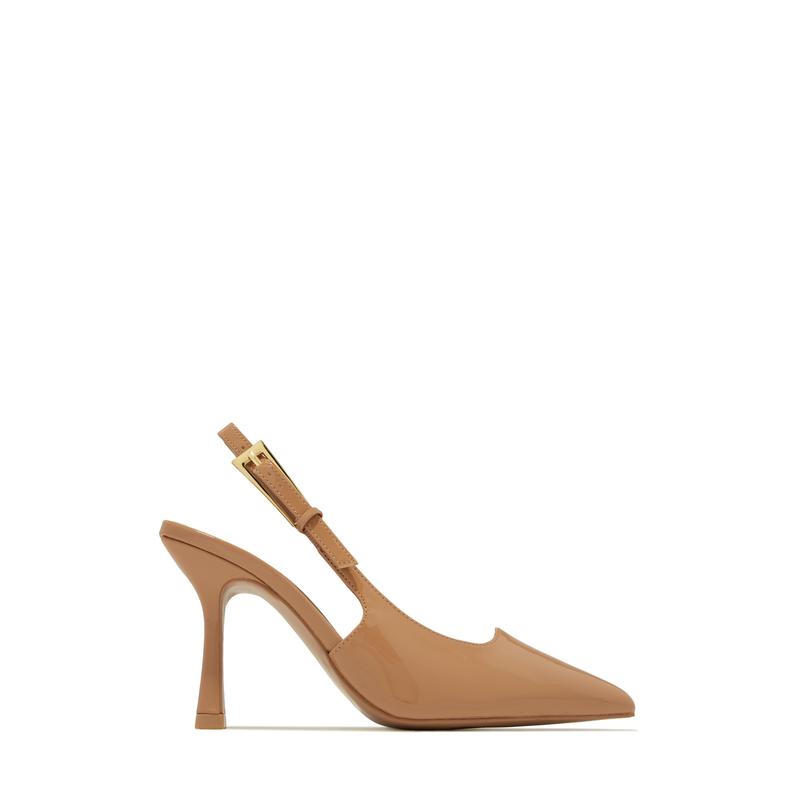 Caroline Slingback Pumps - Nude