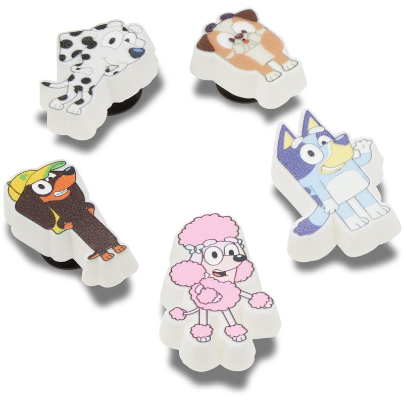 Crocs Jibbitz Bluey Character Shoe Charms 5-Pack