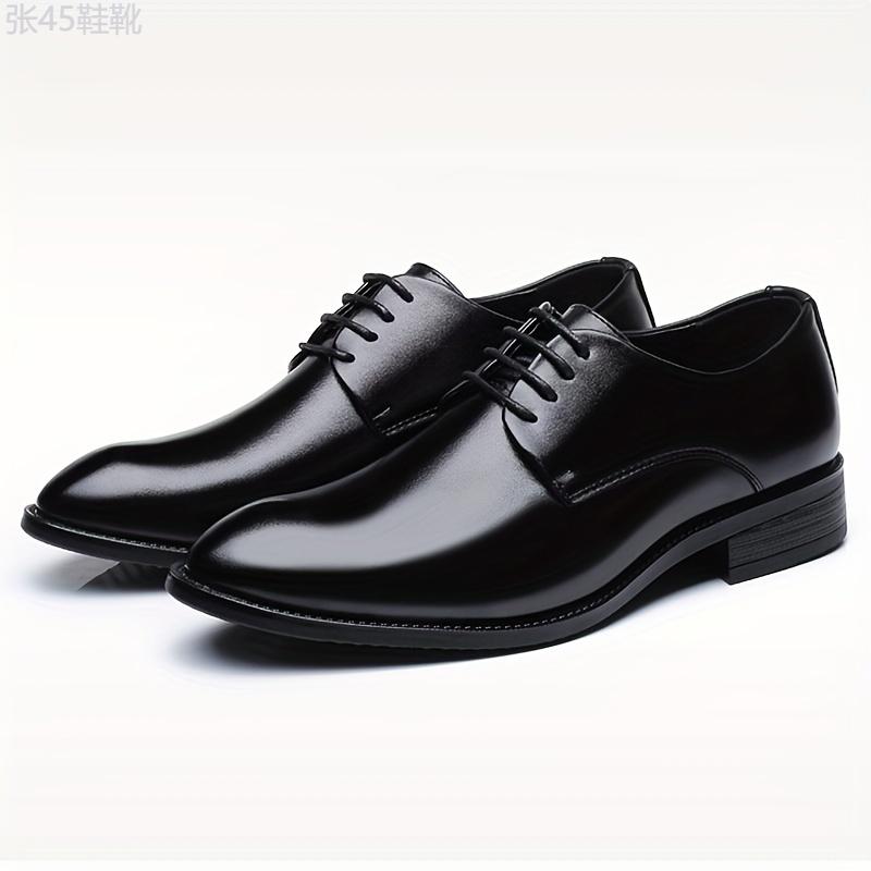 Men's Derby Shoes, Business Formal Office Shoes, Casual Walking Shoes Lace-up Front Shoes For Men Footwear Boy Footwear Boy Closed Comfort Rubber Insole Decor Weight