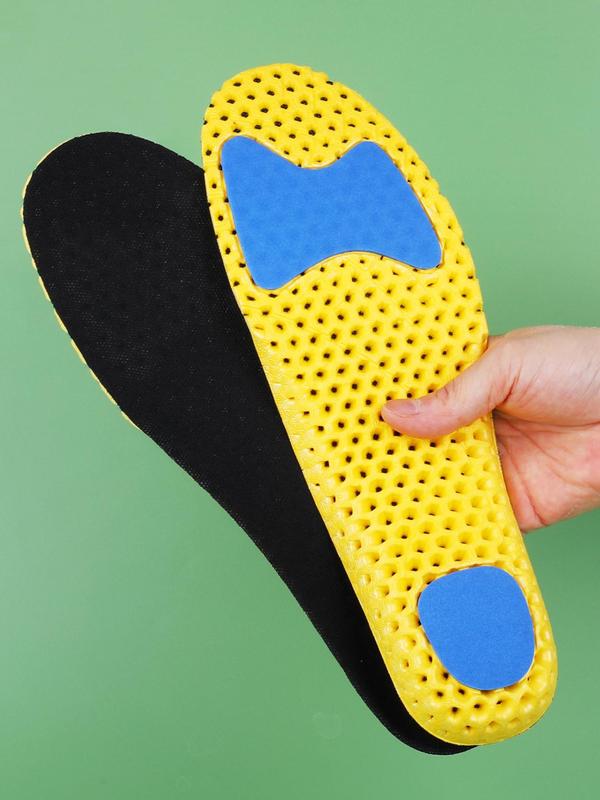 1 Pair Breathable Comfortable Arch Support Insoles, Anti-slip Foot Cushion Pads for Men & Women, Casual Shoes Accessories