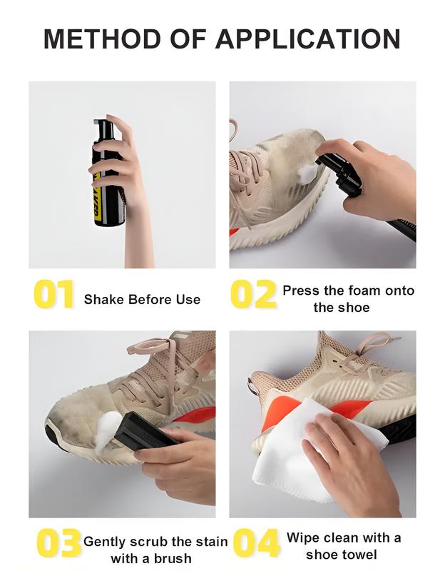 Viral Sneaker Foam - Shoe Cleaning Kit With Brush & Cloth