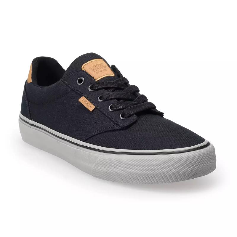 Vans Atwood DX Black Men's Shoes - Casual Trainers for All Seasons - Sneaker, Closed