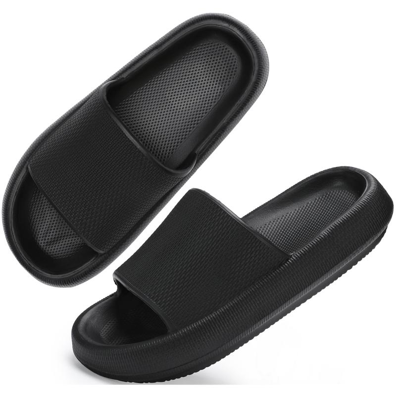 Ultra Comfy Unisex Slippers - Breathable Open-Toe Non-Slip Soft EVA Sole Slides for Men's & Women's Indoor Activities - Soft, Lightweight, and Cozy for Lounging Around the House