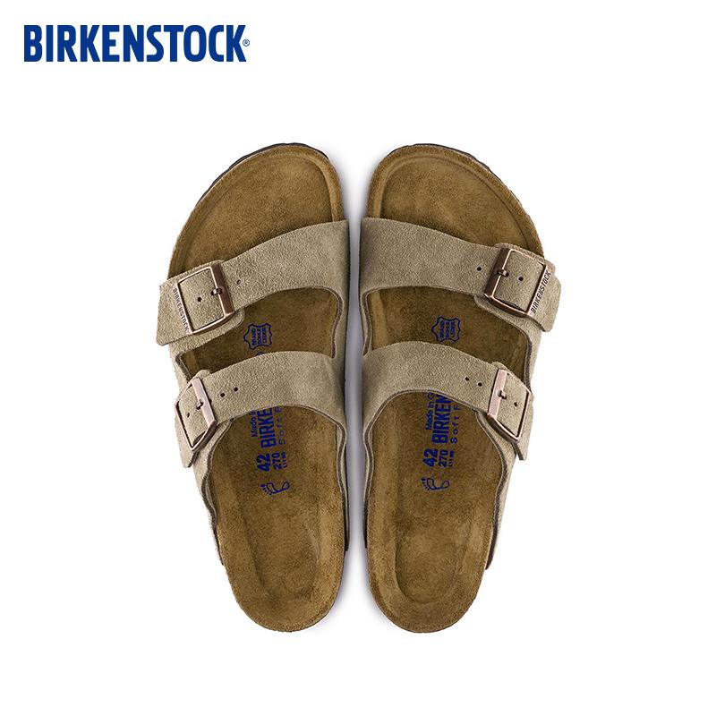 Birkenstock Arizona Series Suede Cork Slippers for Men and Women - Soft Sole Comfort Footwear