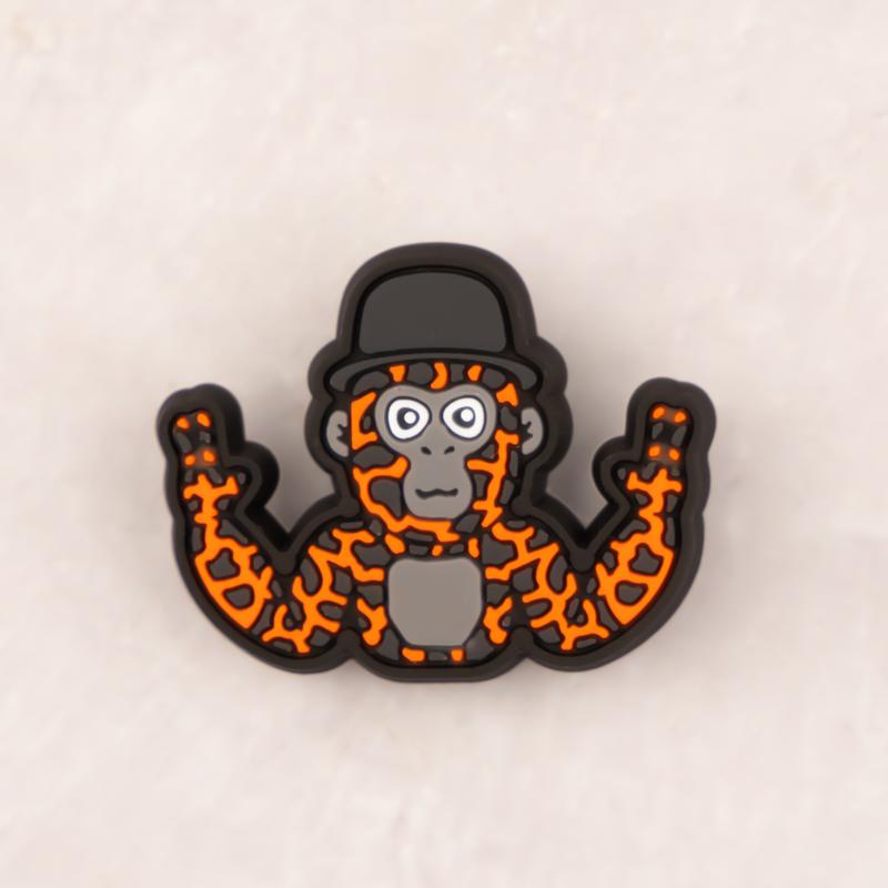 Gorilla Tag Shoe Charms Monkey 6PCS PVC Clog Pins Accessories Party Favors Birthday Gifts Holidays Decoration for Boys Women Girls