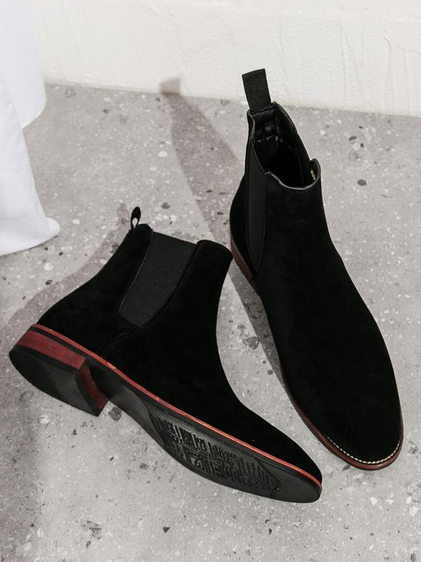 Men's Fashionable Chelsea Boots, Casual Comfortable Ankle Boots for Daily Wear, Fashion Shoes for Party, Daily Clothing Decor