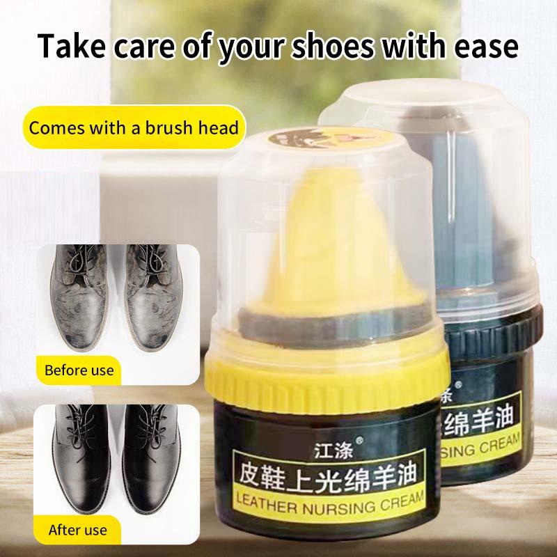 Leather shoe oil black leather maintenance oil brown colorless universal shoe polishing tool Footwear