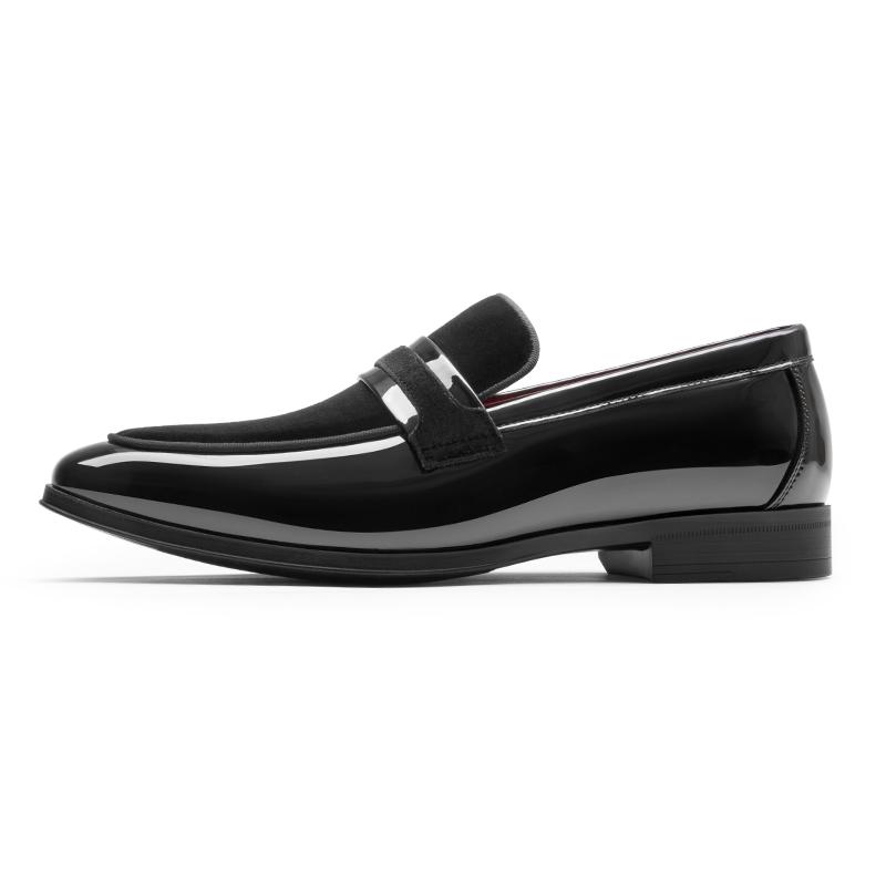 Bruno Marc Men's PU Leather Slip-On Loafers Footwear Walking Shoes Elegant Shoe Flat