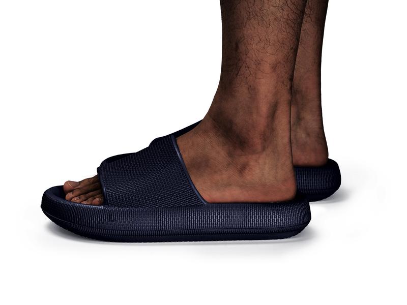 Negash Sekhmet Slides for Men - EVA Material, Pillow-Like Feel, Spring Summer Footwear, Flipflop Walking Shoes Slipper Comfort