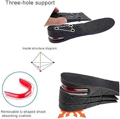 3 Layer Height Increase Insoles for Men and Women - 3cm-6cm Taller Heel Insert for Footwear Comfort