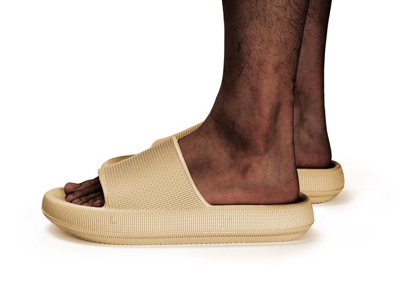 Negash Sekhmet Slides for Men - EVA Material, Pillow-Like Feel, Spring Summer Footwear, Flipflop Walking Shoes Slipper Comfort