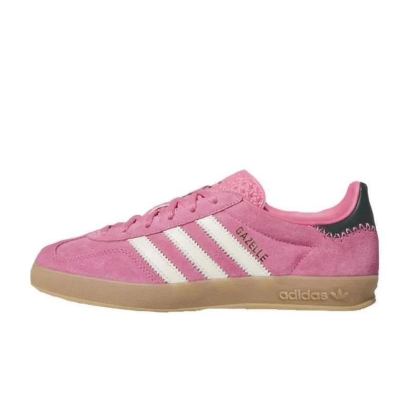 Adidas Gazelle Indoor 'Rose Tone Green' Women's Sneakers - Perfect for Casual Wear - Rubber, Shoe Footwear Girl Retro Walking Shoes