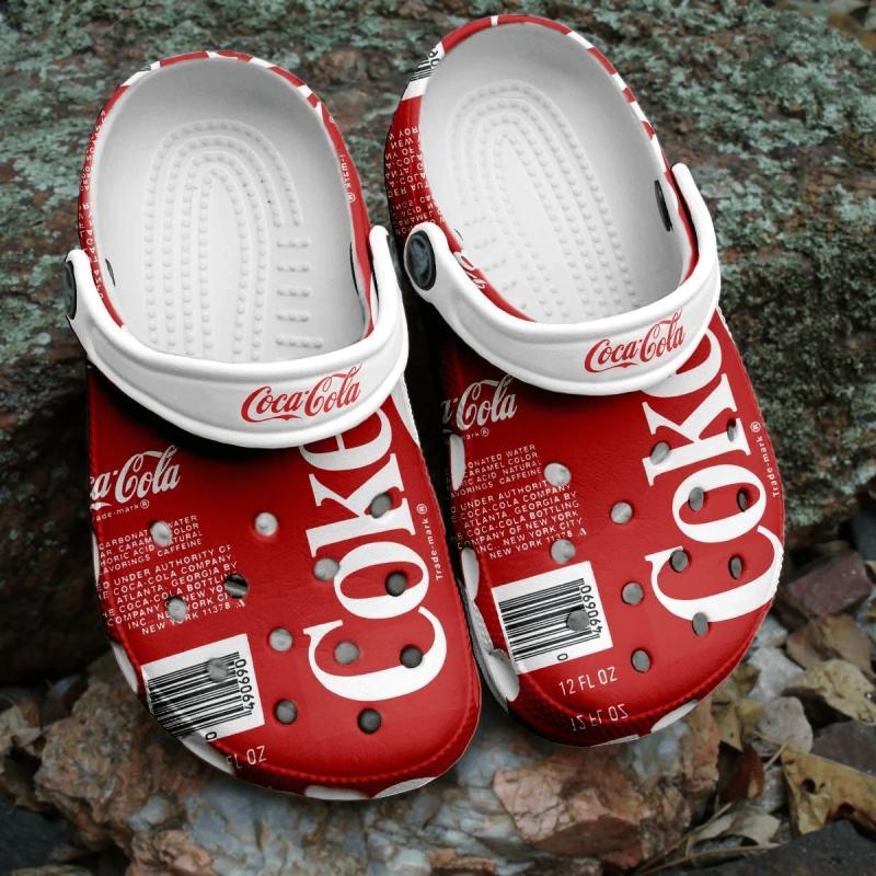 [C171] Christmas Vibe Clogs Red Coke Clogs Shoes Holiday Season, Unisex Drink Lover Slippers for Men and Women