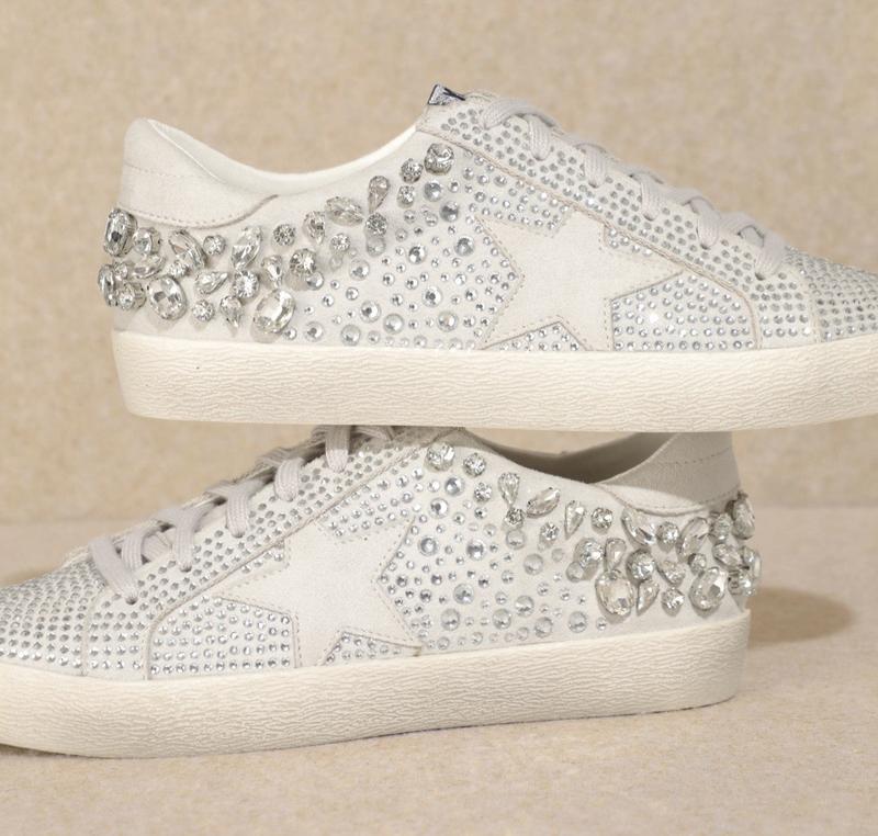 Goldie  Rhinestone Star Sneakers