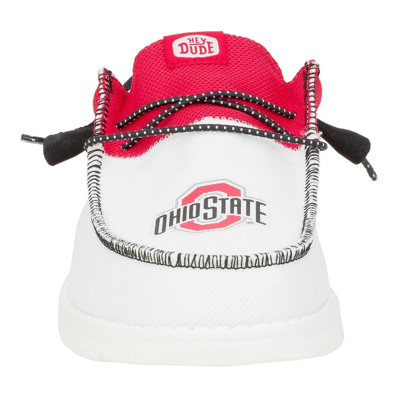 HEYDUDE Wally Tri Ohio State Buckeyes  - Mens Comfortable Slip on Shoes