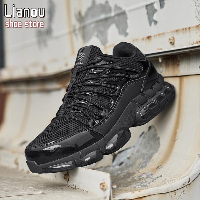 steel toe air cushion sneakers wear-resistant protective safety shoes foroutdoor walking workers breathableand comfortable anti - puncture injury