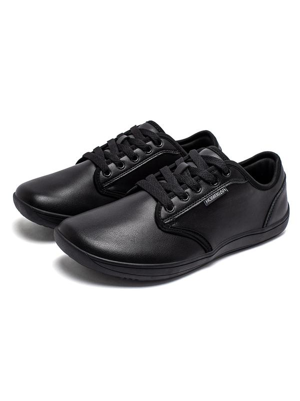 Men's Casual Solid Color Lace Up Dress Shoes, Pu Leather Shoes for Daily Wear, Breathable Comfortable Shoes for Daily Wear, Perfect for Men and Outdoor