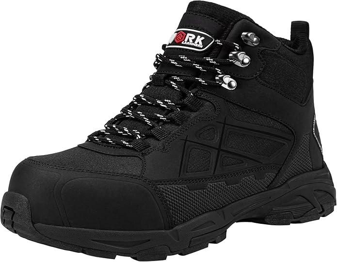 Men's Steel Toe Safety Work Boots Lightweight Slip Resistant Work Shoes safety shoe