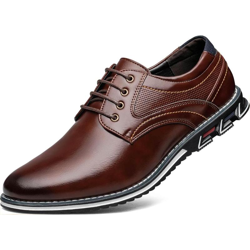 Men's Casual Dress Shoes Comfortable Fashion Sneakers Men Office Classic Oxfords Leather Business Casual Shoes Formal