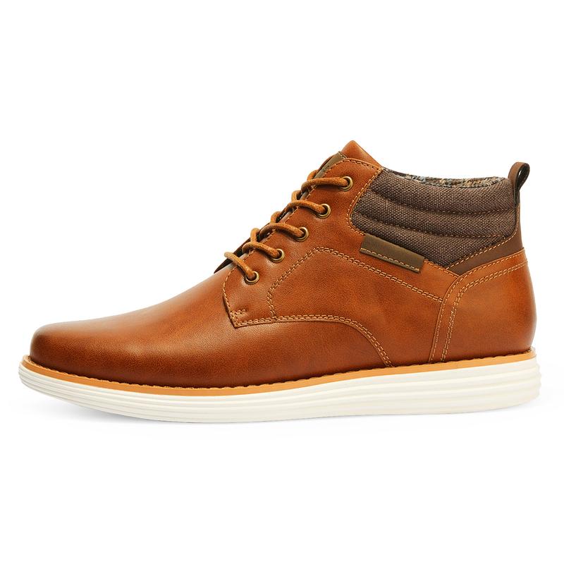 Bruno Marc Men's Mid Top Chukka Sneaker Lace Up Dress Boot