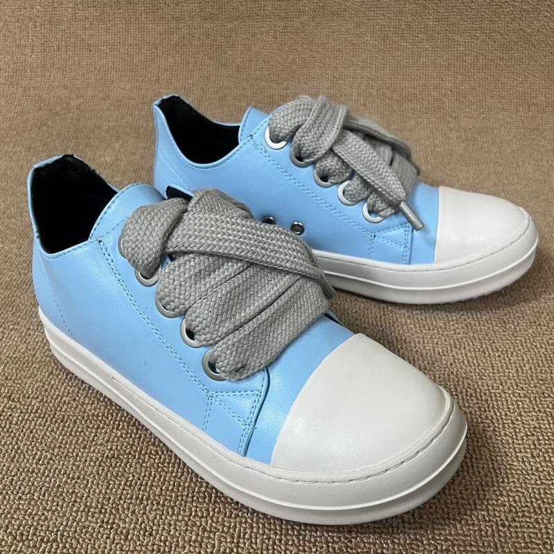 Low-Top Lace-Up Round Toe Chunky Sole Casual Athletic Sneakers Training Sports Shoes