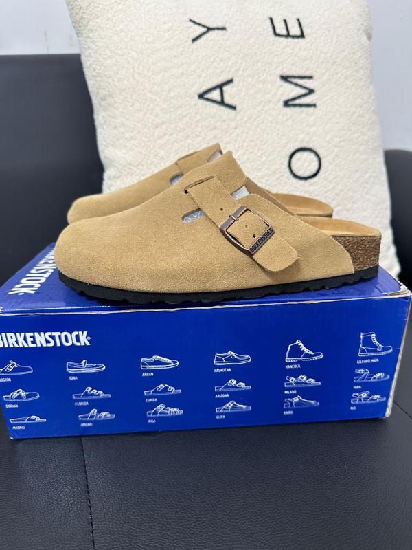 Pure Birkenstock Fishing Shoes: Closed-Toe Genuine Leather Slippers with Comfortable Cork Sole, Flat Bottom, and Heightening Design