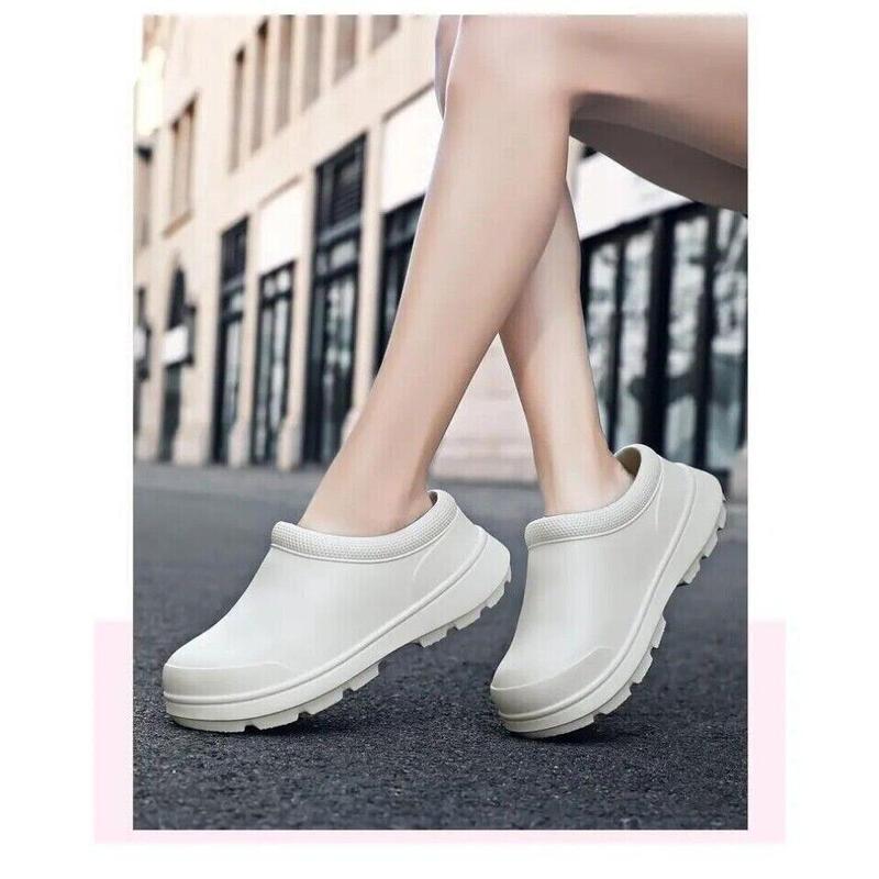 Women Men Chef Shoes Kitchen Skid Non-slip Oil-resistant Waterproof Work Shoes