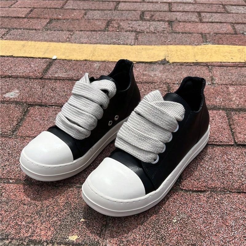 Low-Top Lace-Up Round Toe Chunky Sole Casual Athletic Sneakers Training Sports Shoes