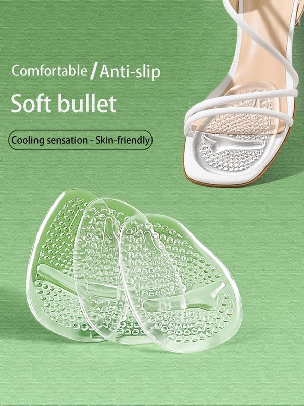 Transparent Invisible  Silicone Foot Cushion, Anti-slip Foot Cushion, Soft Foot Cushion, Foot Cushion for Women & Men, Shoes Insert for Daily Use