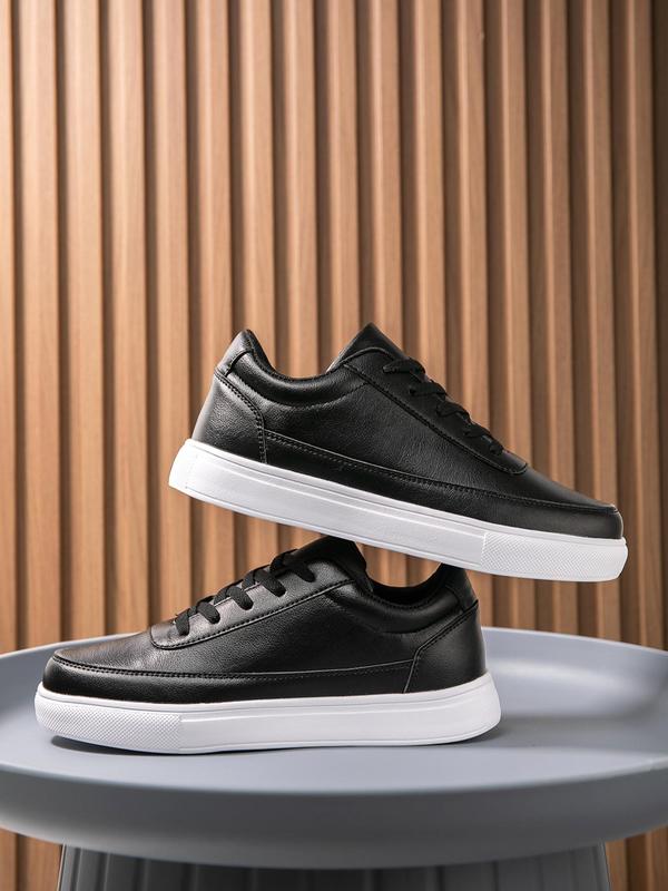 Men's Fashionable Lace Up Low Top Skate Shoes, Casual Comfortable Non-slip Sneakers, Trendy All-match Sneakers for Daily Wear