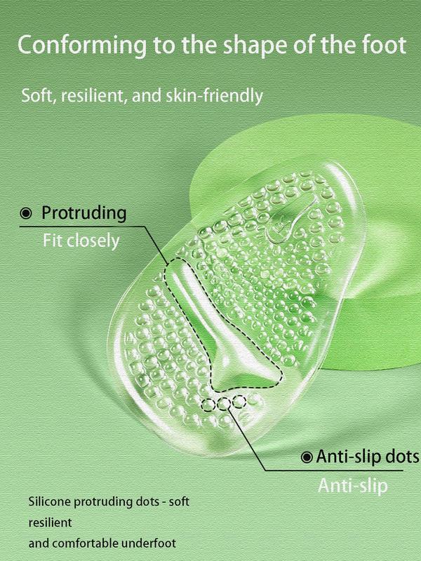 Transparent Invisible  Silicone Foot Cushion, Anti-slip Foot Cushion, Soft Foot Cushion, Foot Cushion for Women & Men, Shoes Insert for Daily Use