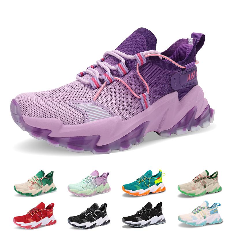 2024 Stylish Women's Mesh Sport Sneakers - Fashion Color Contrast Design Tennis Shoes Outdoor Fashion Casual Sneakers Comfortable Outdoor Wear