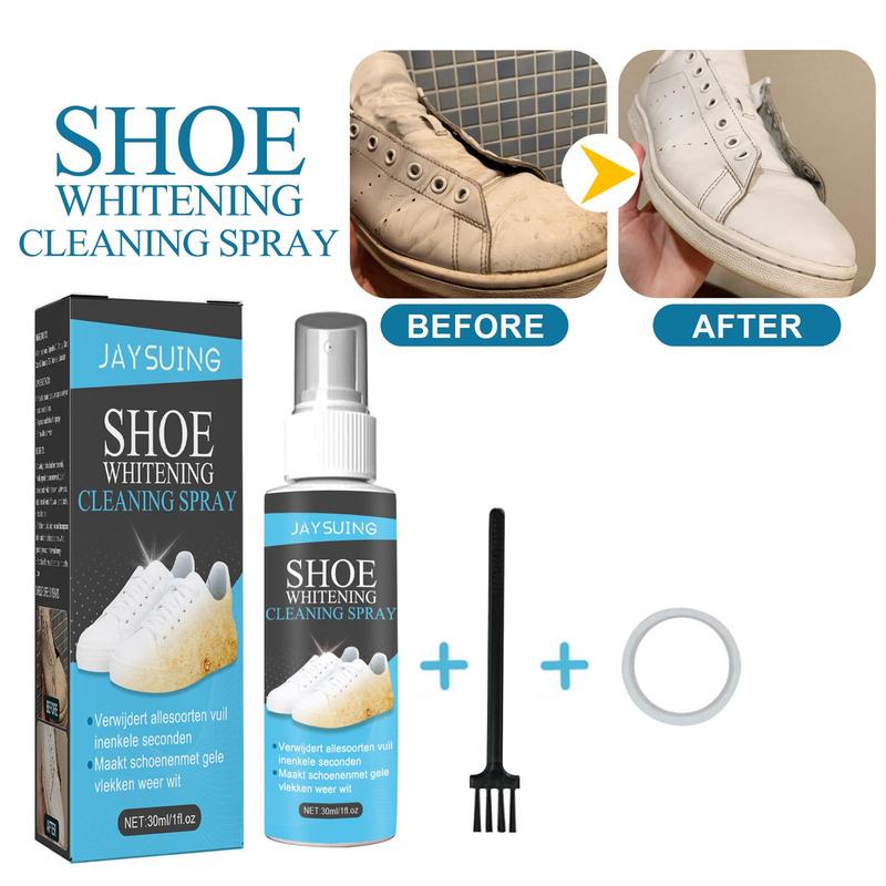 30ml Shoe Cleaning Spray, 1 Count Portable No-rinse Shoes Cleaner, Shoe Cleaner for Home & Dormitory Use