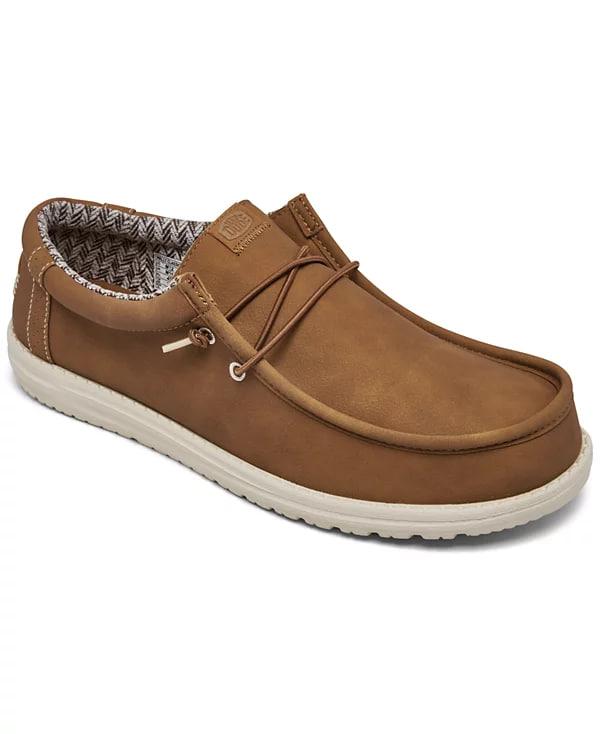 Hey Dude Men's Wally Classic Slip-On Casual Moccasin Sneakers, Footwear Closed Shoe, Athletic, Trainer