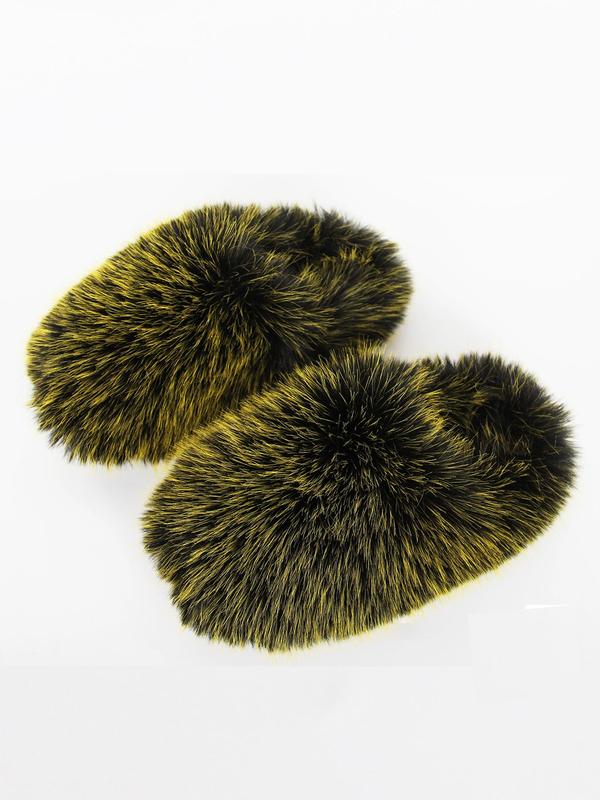 Women's Solid Color Fluffy Slippers, 2024 New Style Casual Soft Comfortable Home Slippers, Warm Slippers for Indoor & Outdoor Use for Fall & Winter