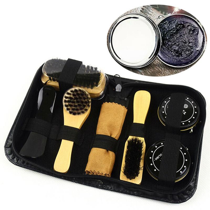 Cleaning Brush Shine Care Kit Polish Brush Set Kit Shoes Care Shoe Cleaning Boot