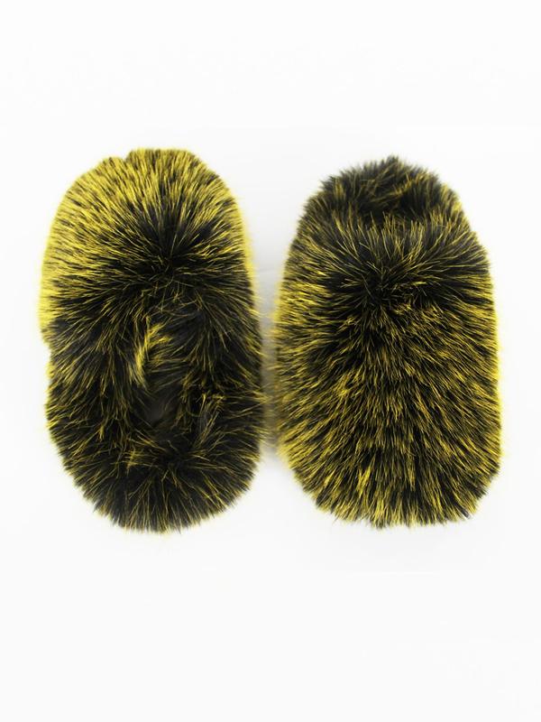 Women's Solid Color Fluffy Slippers, 2024 New Style Casual Soft Comfortable Home Slippers, Warm Slippers for Indoor & Outdoor Use for Fall & Winter