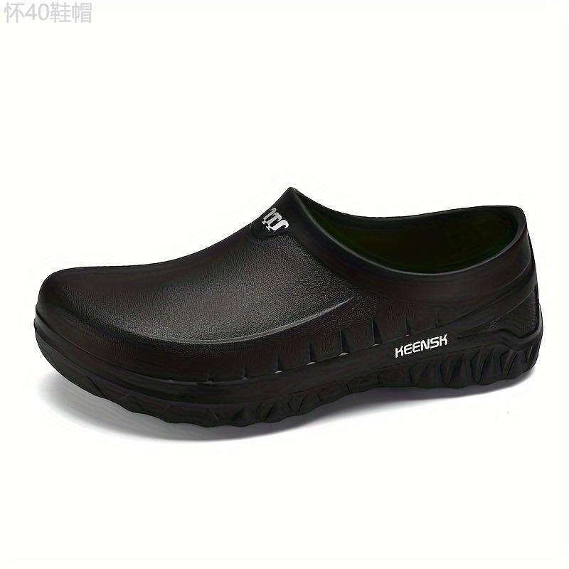 Chefs Choice Waterproof Non-Slip Kitchen Shoes - Comfy Mens EVA Work Footwear with Durable Rubber Soles