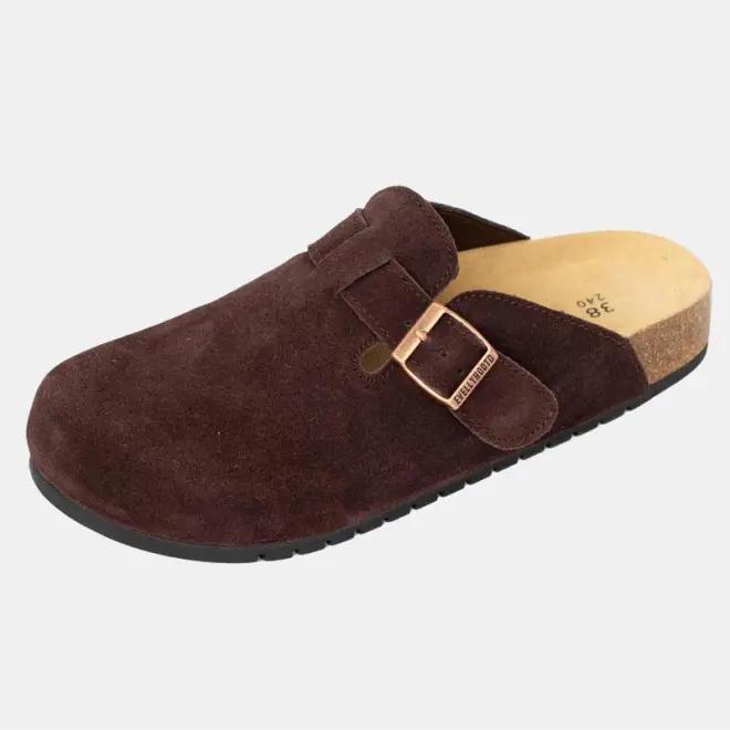 Men's and women's round toe clogs, fashion suede shoes, outdoor slippers, adjustable clogs, vintage fashion walking shoes, slippers, spring, summer, autumn and winter shoes